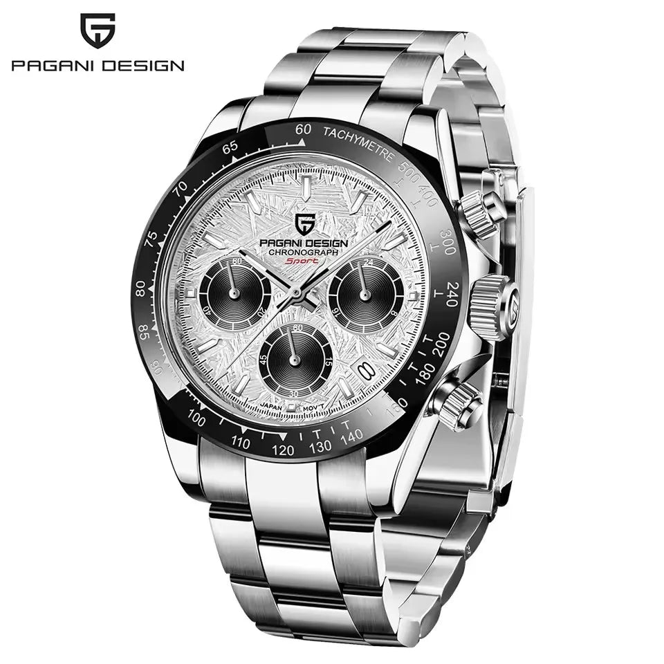 Men’s Quartz Chronograph Watch Sapphire Crystal 10 Bar