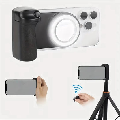 MagSafe Smartphone Selfie Grip With Remote & Fill Light