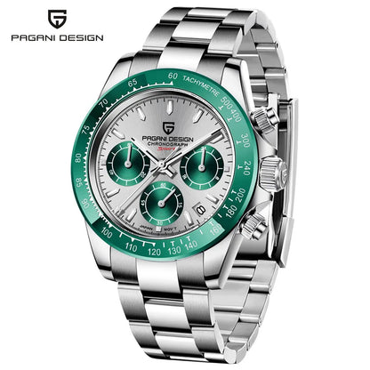 Men’s Chronograph Sport Watch Sapphire Crystal 100M