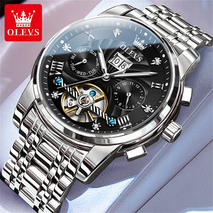 Men’s Automatic Tourbillon Luxury Mechanical Watch