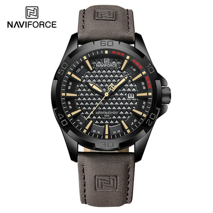Men’s Quartz Sport Watch With PU Leather Strap