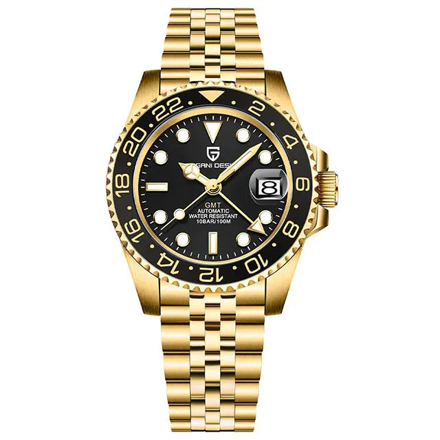 Men's GMT Automatic Watch Stainless Steel 40 mm