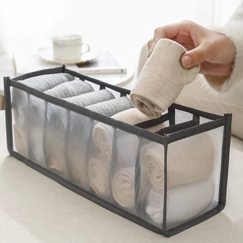 Foldable Underwear Drawer Organizer Box With Dividers