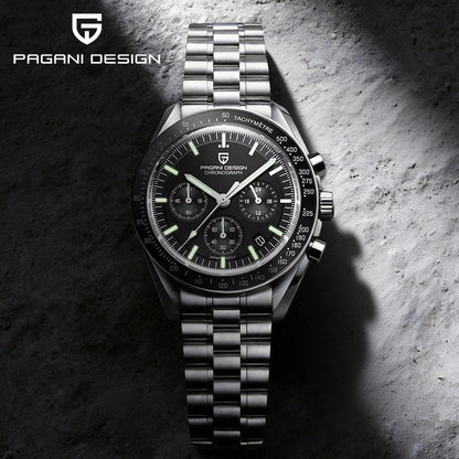 Men’s Moonwatch Chronograph Quartz Watch Sapphire Glass