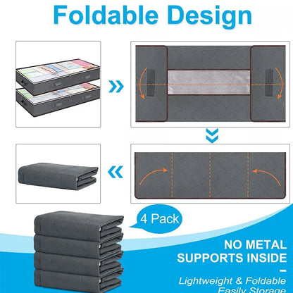 Non-Woven Underbed Quilt And Clothes Storage Bag