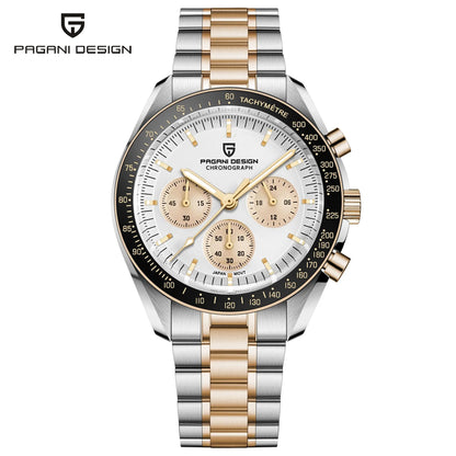 Men’s Moon Chronograph Watch Quartz 100M Waterproof