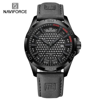 Men’s Quartz Sport Watch With PU Leather Strap