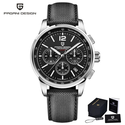 Men’s Quartz Chronograph Watch Sapphire Crystal 10 Bar