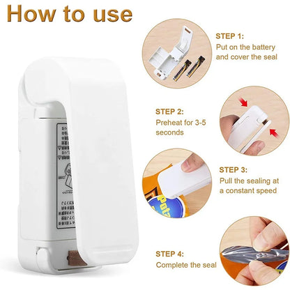 Mini Handheld Heat Bag Sealer for Food Storage