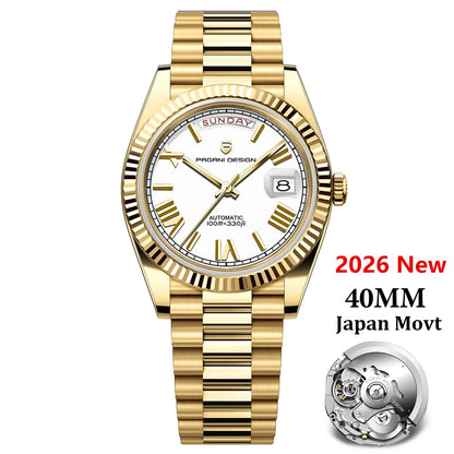Men's Automatic Mechanical Watch With Sapphire Crystal
