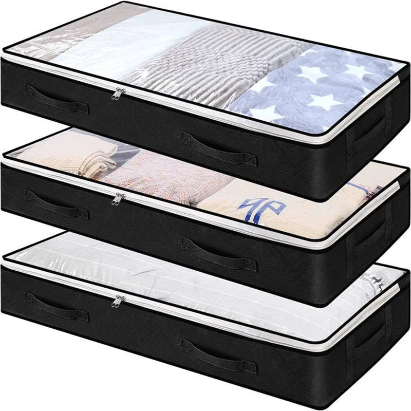 Non-Woven Underbed Quilt And Clothes Storage Bag