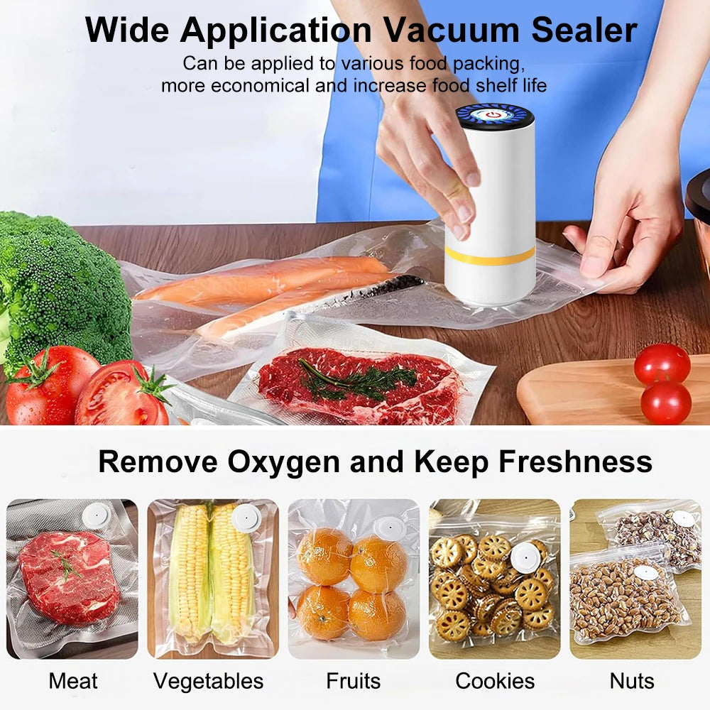 Mini Electric Vacuum Sealer Pump for Storage Bags
