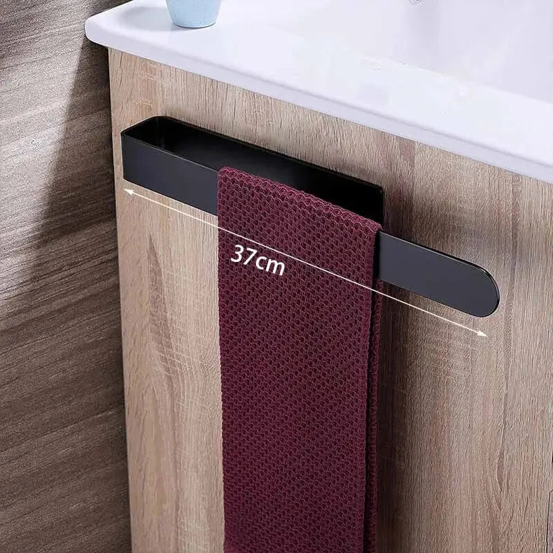 Self-Adhesive Stainless Steel Towel Bar for Bathroom