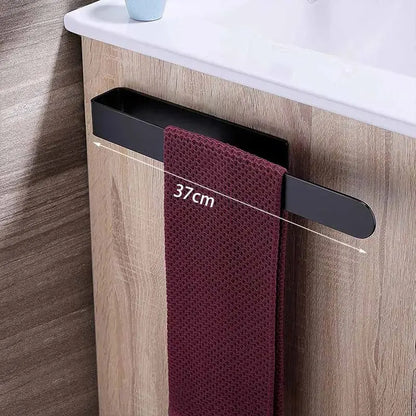Self-Adhesive Stainless Steel Towel Bar for Bathroom