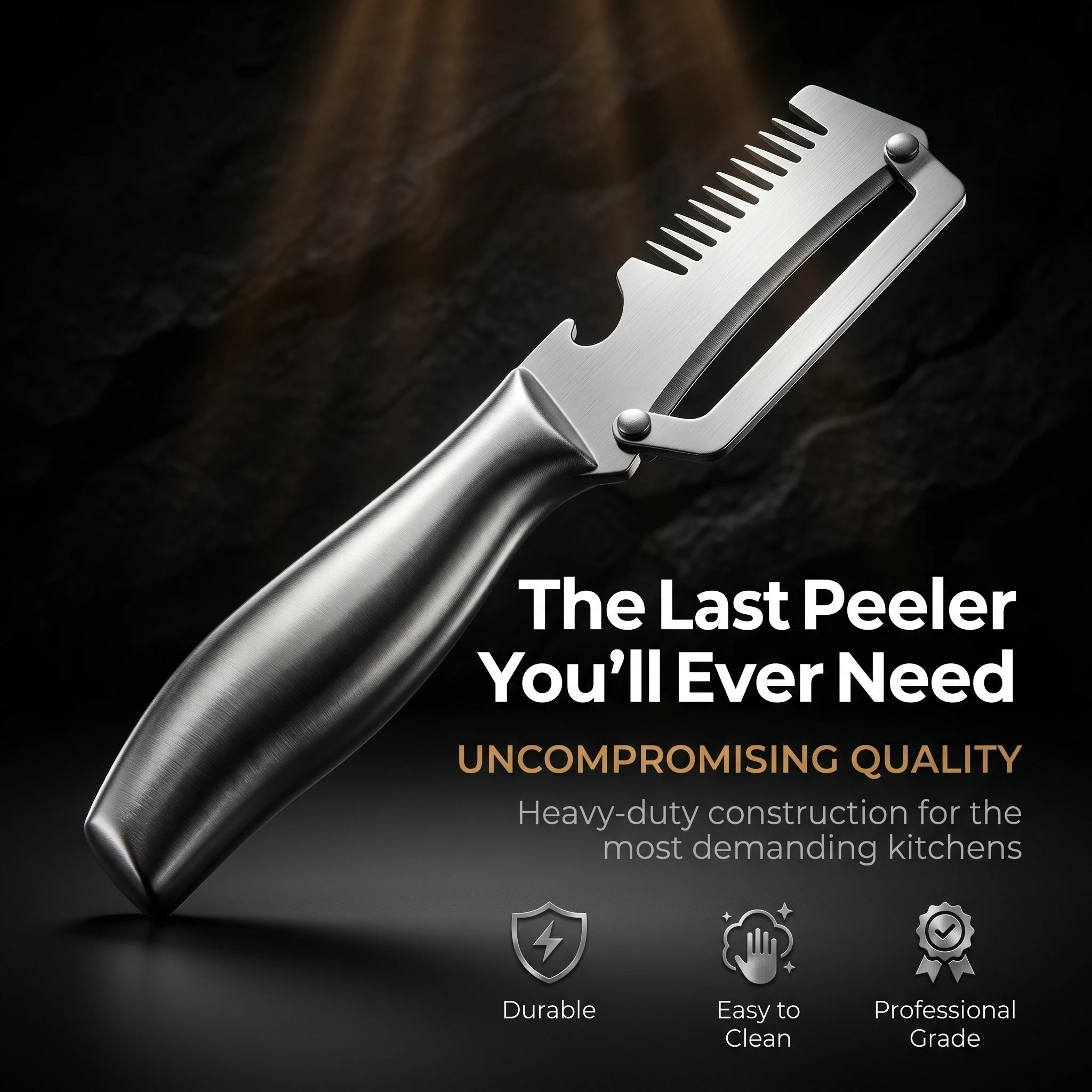 3-in-1 Stainless Steel Vegetable And Fruit Peeler
