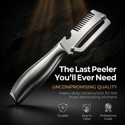 3-in-1 Stainless Steel Vegetable And Fruit Peeler