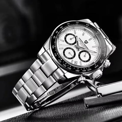 Men’s Quartz Chronograph Watch Sapphire Crystal 10 Bar