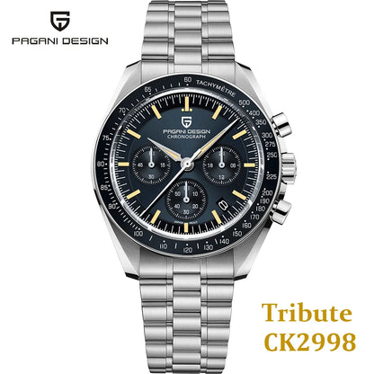 Men's Quartz Chronograph Watch Sapphire Crystal 100M