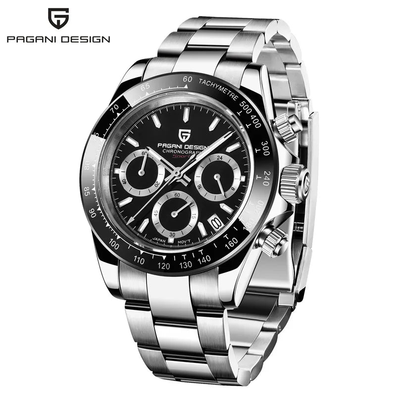 Men’s Chronograph Sport Watch Sapphire Crystal 100M