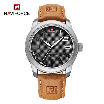 Men’s Sport Quartz Watch With PU Strap, 46 mm Dial
