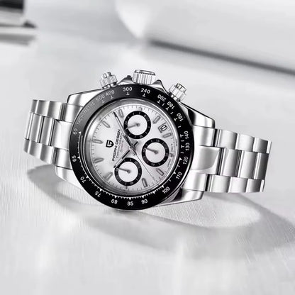 Men’s Quartz Chronograph Watch Sapphire Crystal 10 Bar