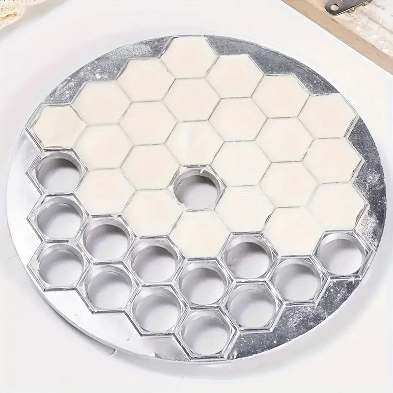 Aluminum 37-Hole Dumpling Maker – Multi-Use Ravioli Mold