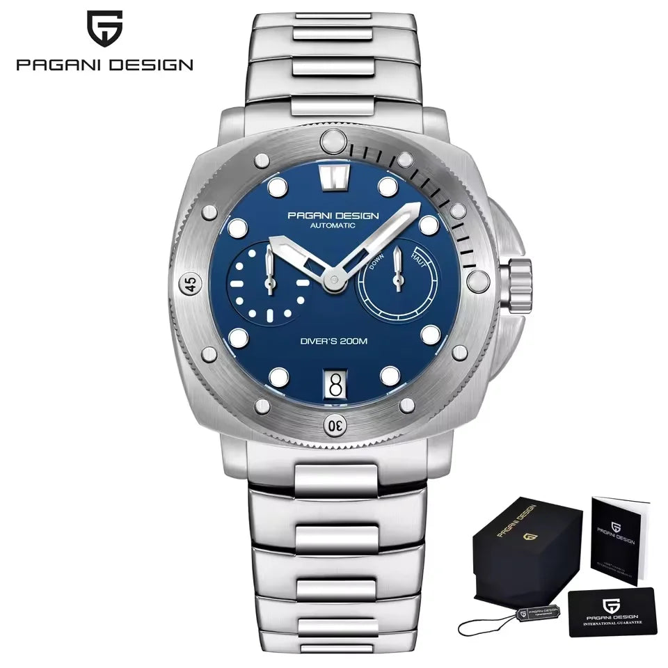 Men's Automatic Dive Watch 200M With Sapphire Crystal