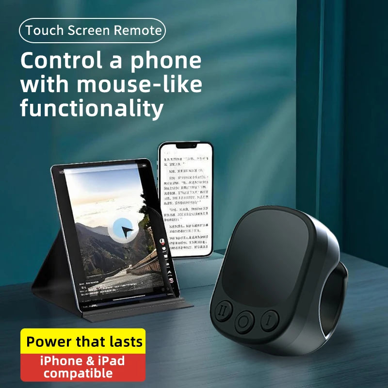 Bluetooth Ring Mouse Remote Control With Touchpad