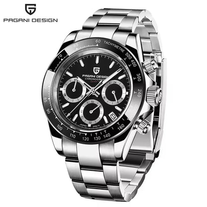 Men’s Quartz Chronograph Watch Sapphire Crystal 10 Bar