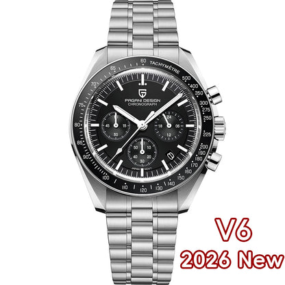 Men's Quartz Chronograph Watch Sapphire Crystal 100M