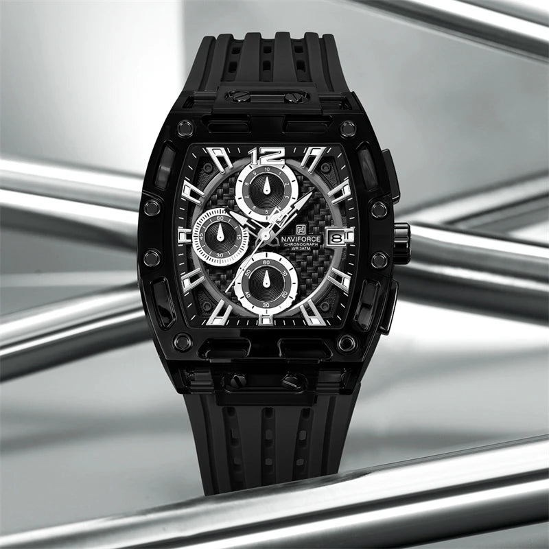 Men’s Sport Chronograph Quartz Watch 5ATM Waterproof
