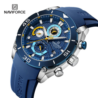 Men’s Sport Quartz Watch With Chronograph & Date