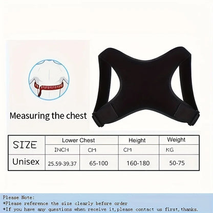 Adjustable Posture Corrector Back Brace for Spine Support