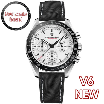 Moonwatch-Style Men’s Chronograph Quartz Watch