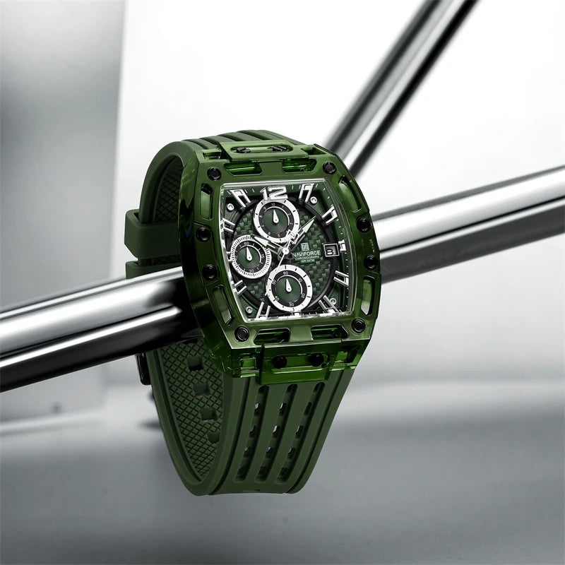 Men’s Sport Chronograph Quartz Watch 5ATM Waterproof