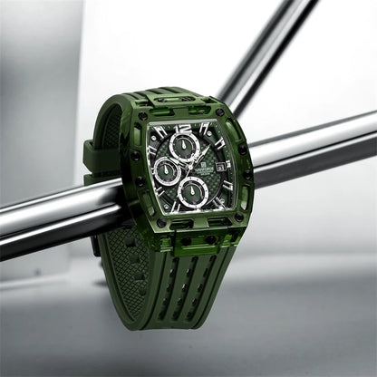 Men’s Sport Chronograph Quartz Watch 5ATM Waterproof