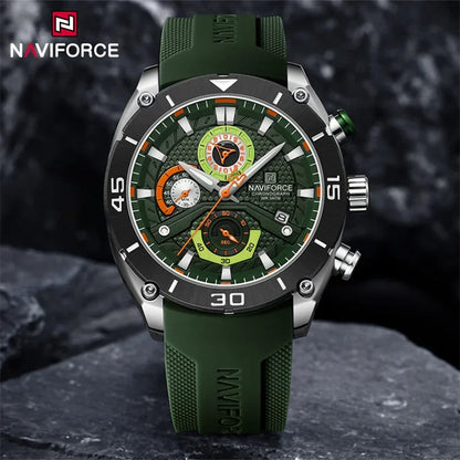 Men’s Sport Quartz Watch With Chronograph & Date