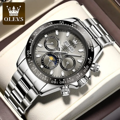 Men's Automatic Mechanical Watch Chronograph Luminous