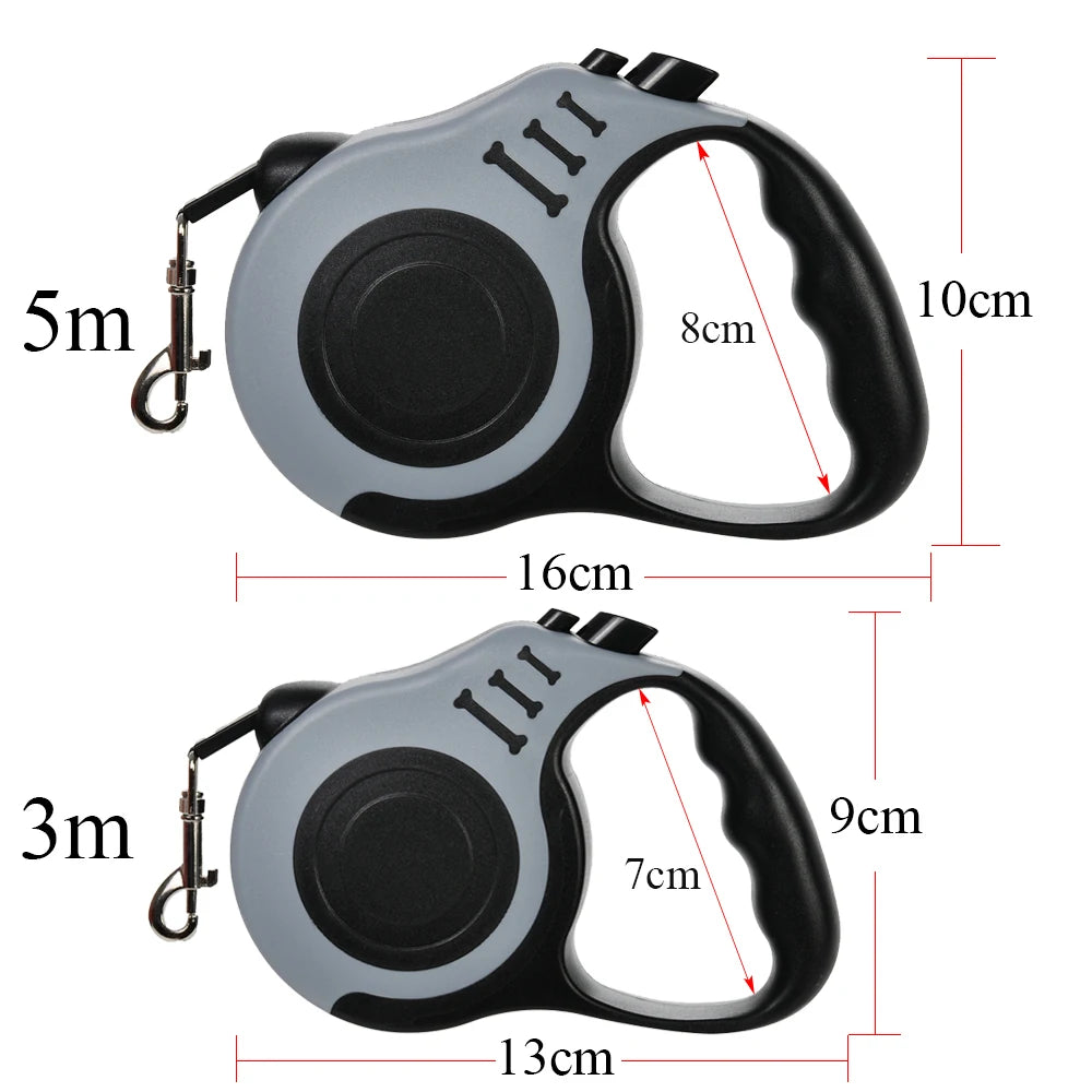 Retractable Nylon Dog Leash – Strong Auto Extend Lead