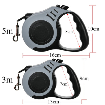 Retractable Nylon Dog Leash – Strong Auto Extend Lead