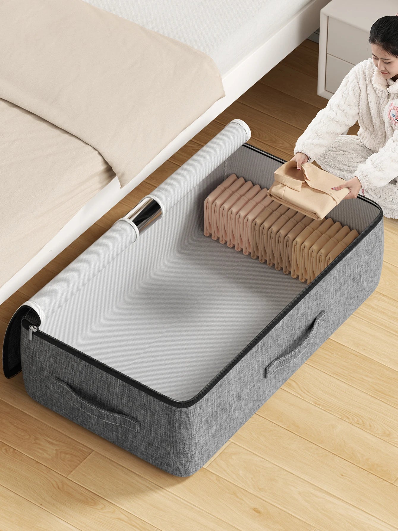 Underbed Clothes Storage Bag – Extra-Large Foldable Organizer
