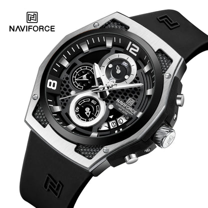 Men’s Sport Quartz Watch With Silicone Strap