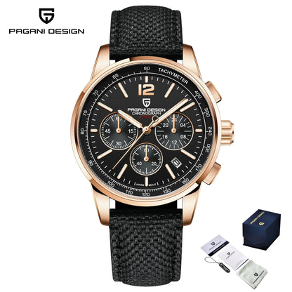 Men’s Quartz Chronograph Watch Sapphire Crystal 10 Bar