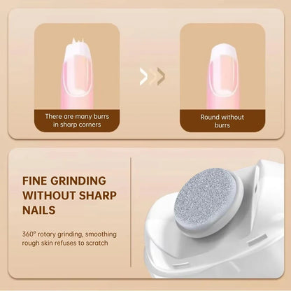 Electric Baby Nail Clipper With LED Light And Grinder
