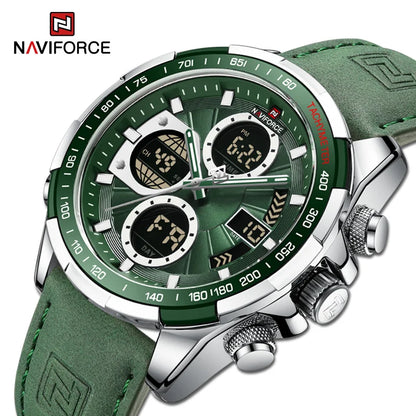 Men’s Military Chronograph Watch Quartz Analog-Digital