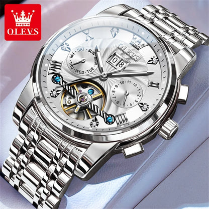 Men’s Automatic Tourbillon Luxury Mechanical Watch