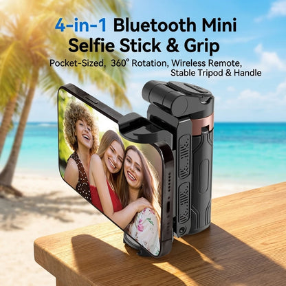 Mini Bluetooth Selfie Stick – Portable Phone Tripod