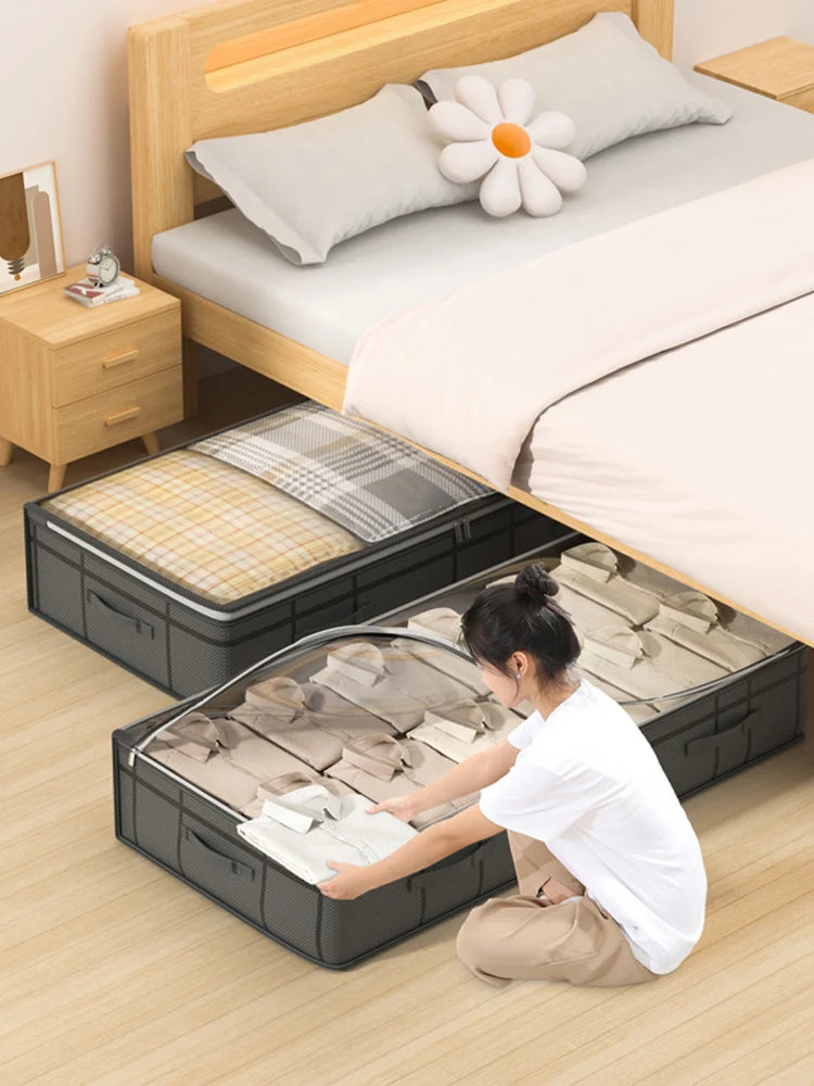 Large Underbed Clothes Storage Bag – Foldable Organizer