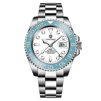 Men's GMT Automatic Watch Stainless Steel 40 mm