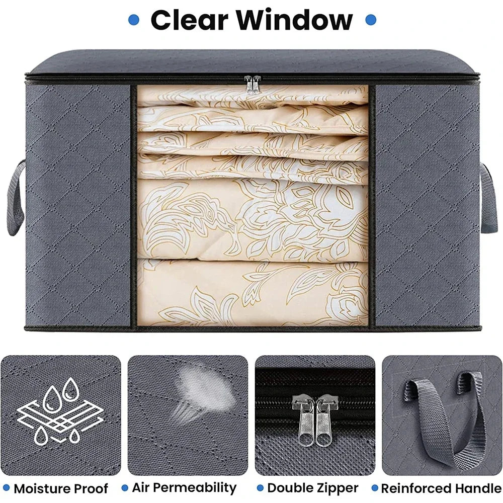 Household Quilt And Clothing Storage Organizer Box